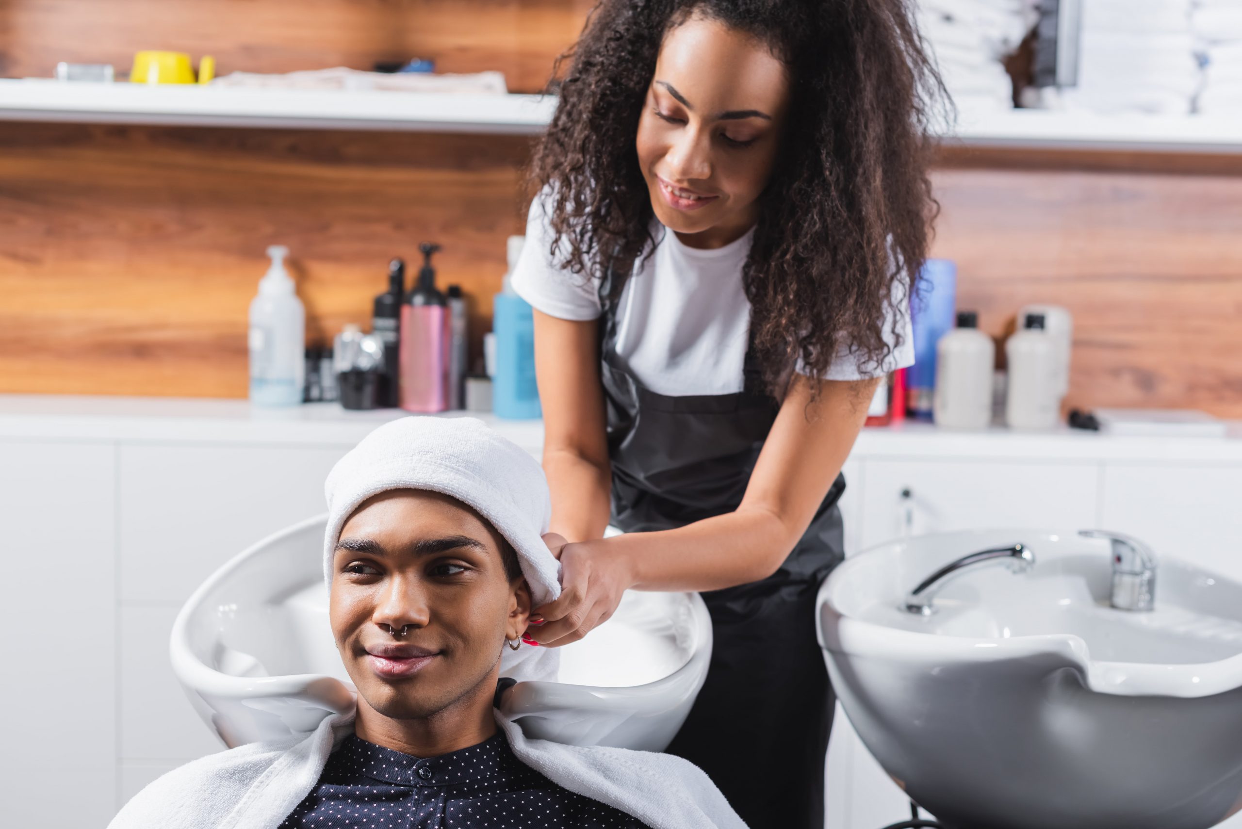 What happens when you use purple shampoo on grey hair?