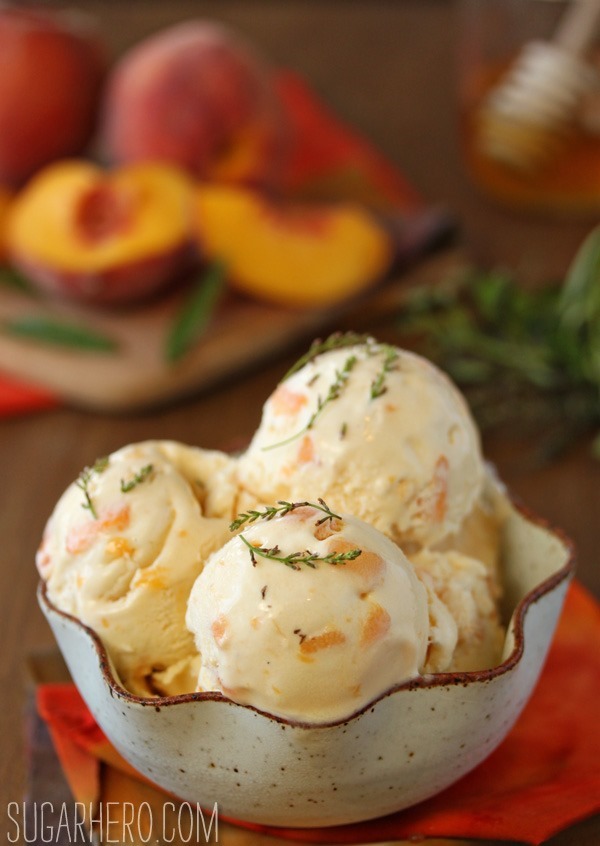 19 Peach Ice Cream Churn Recipes Image