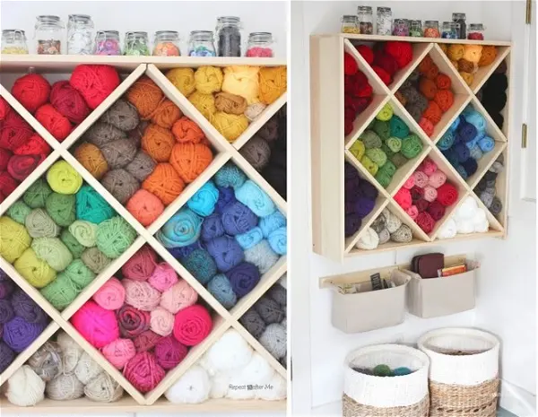 10 DIY Yarn Holder Ideas Image