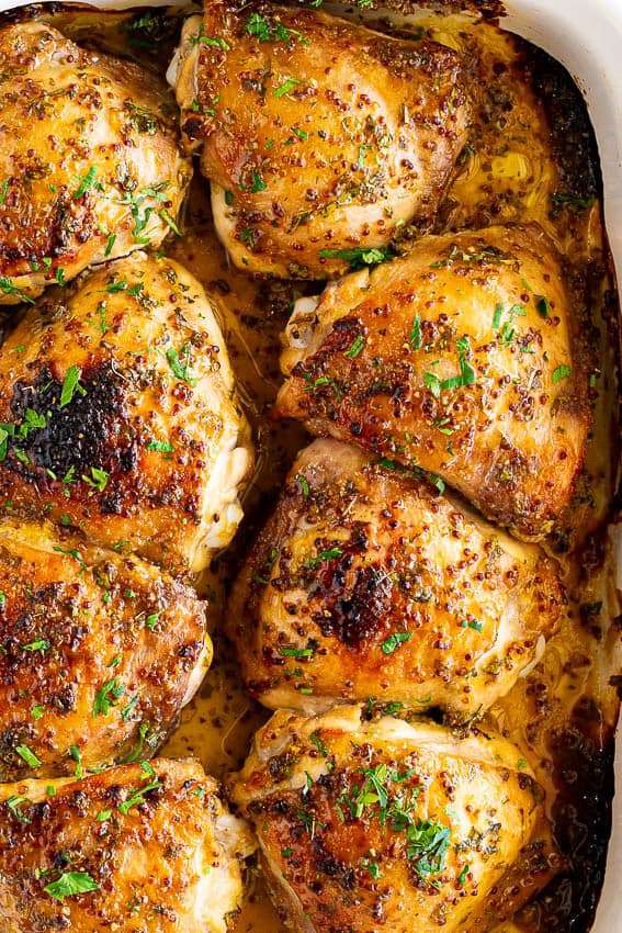 33 Oven Baked Chicken Thighs Recipes Image