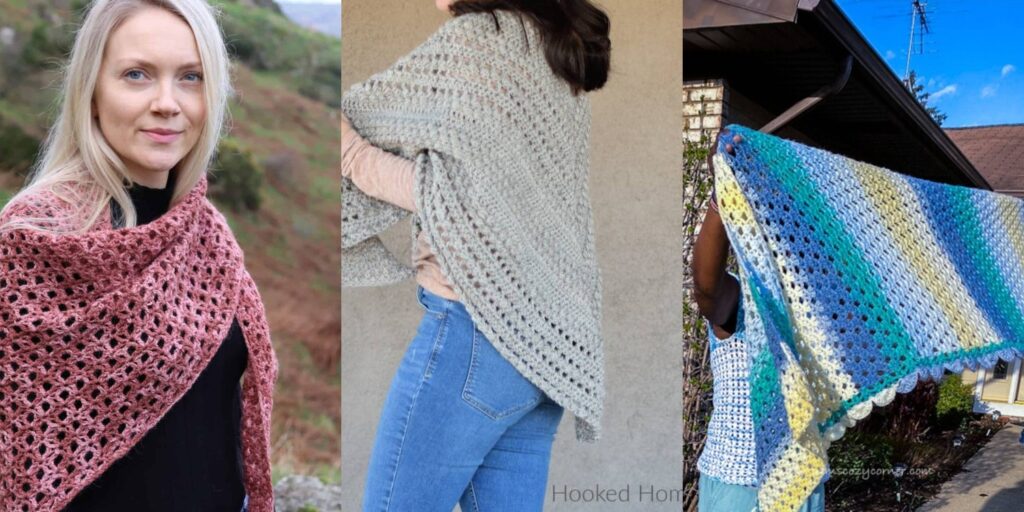 35 One Skein Shawl Crochet Patterns
