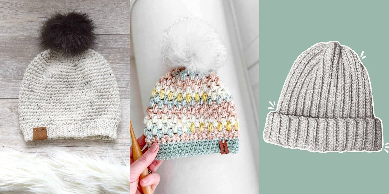33 1 Hour Crochet Hats Patterns