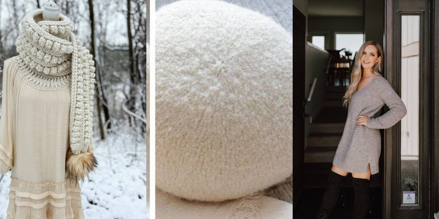 9 Boucle Yarn Crochet Patterns