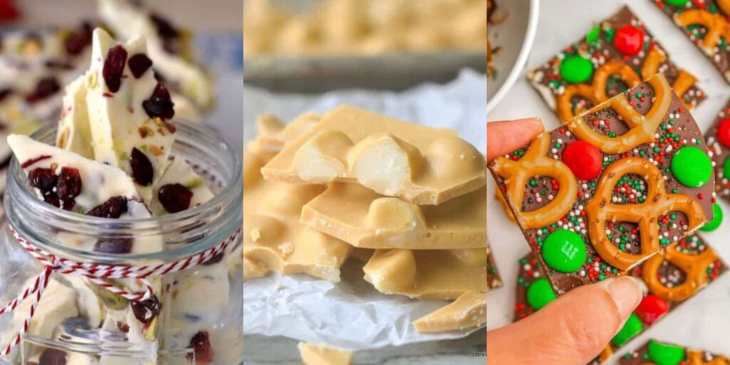 32 Christmas Bark Recipes - Snacks and gifts 32 Christmas Bark Recipes - Snacks and gifts