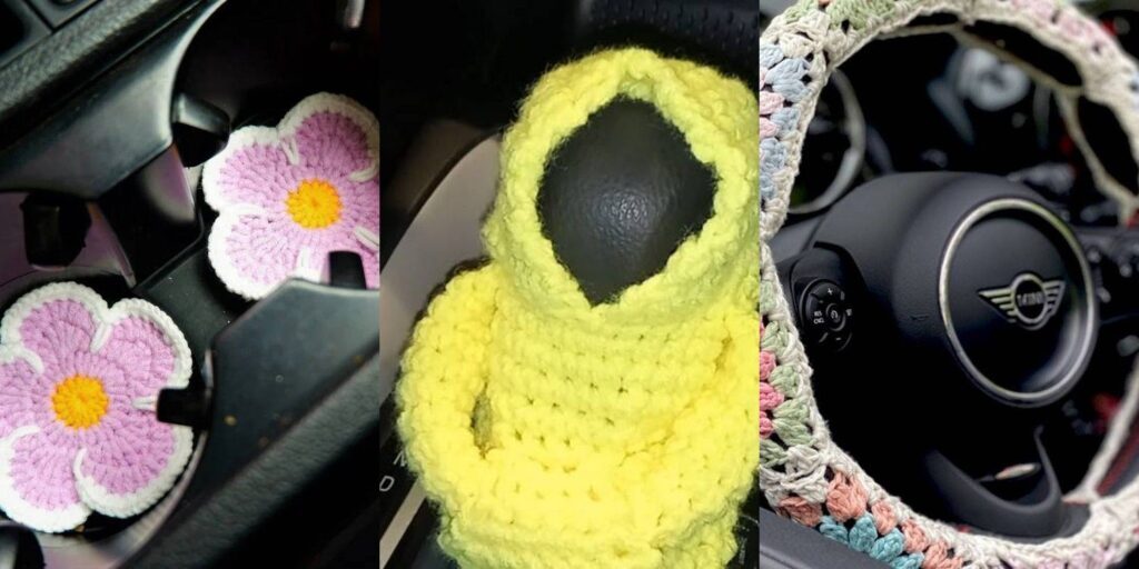 16 Crochet Car Headrest Cover Patterns