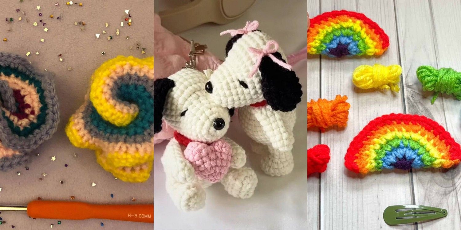 15 Crochet Fidget Keychain Patterns