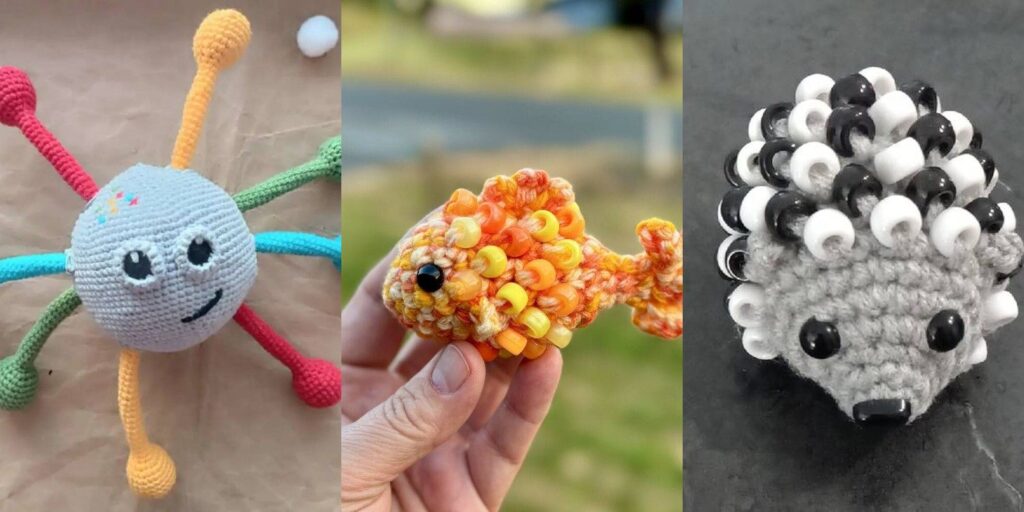 9 Crochet Fidget Toys with Beads