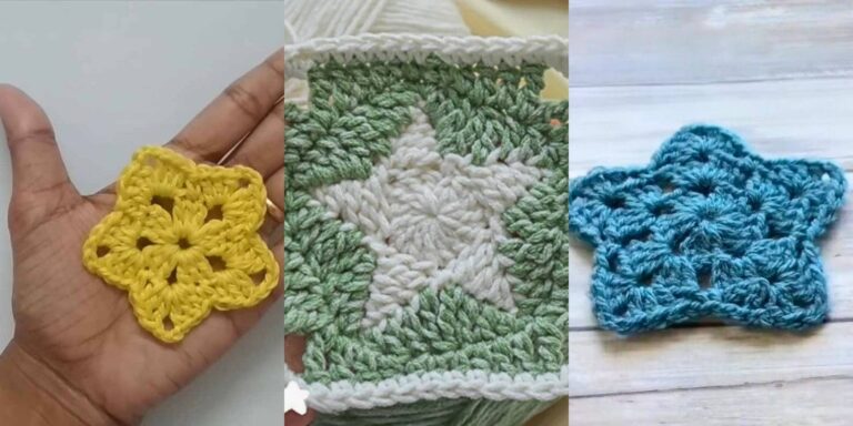 30 Crochet Granny Square Star Patterns