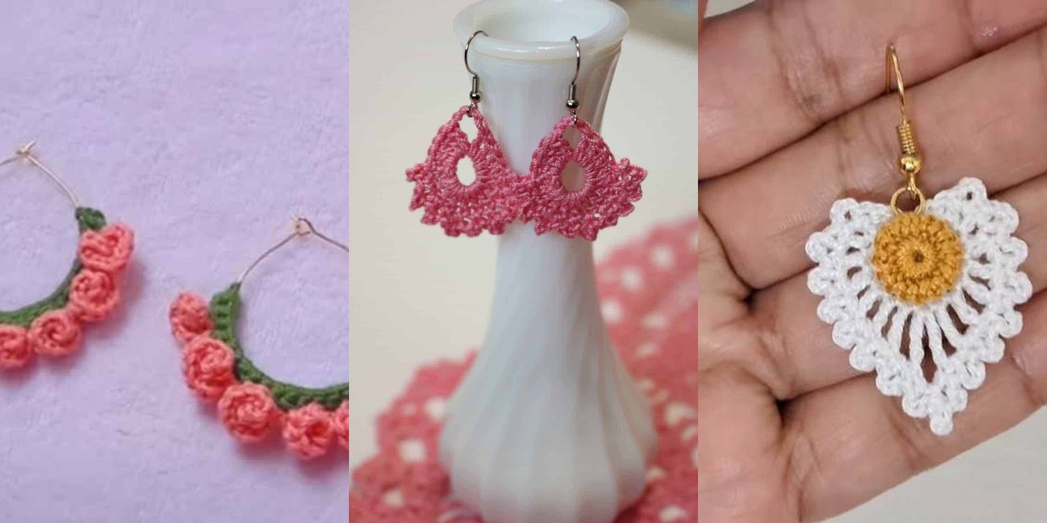 33 Crochet Loop Earring Patterns