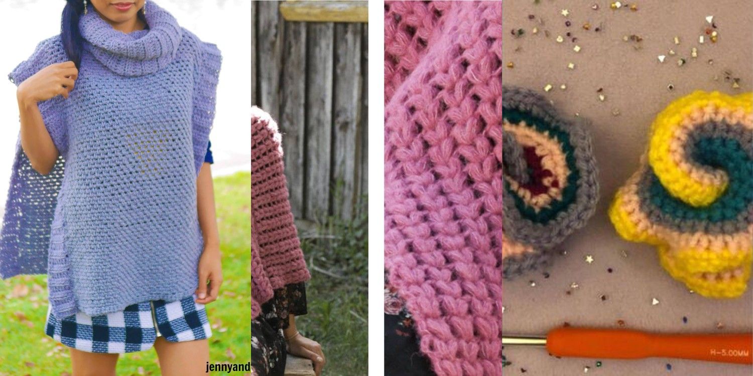 33 Crochet Poncho Patterns