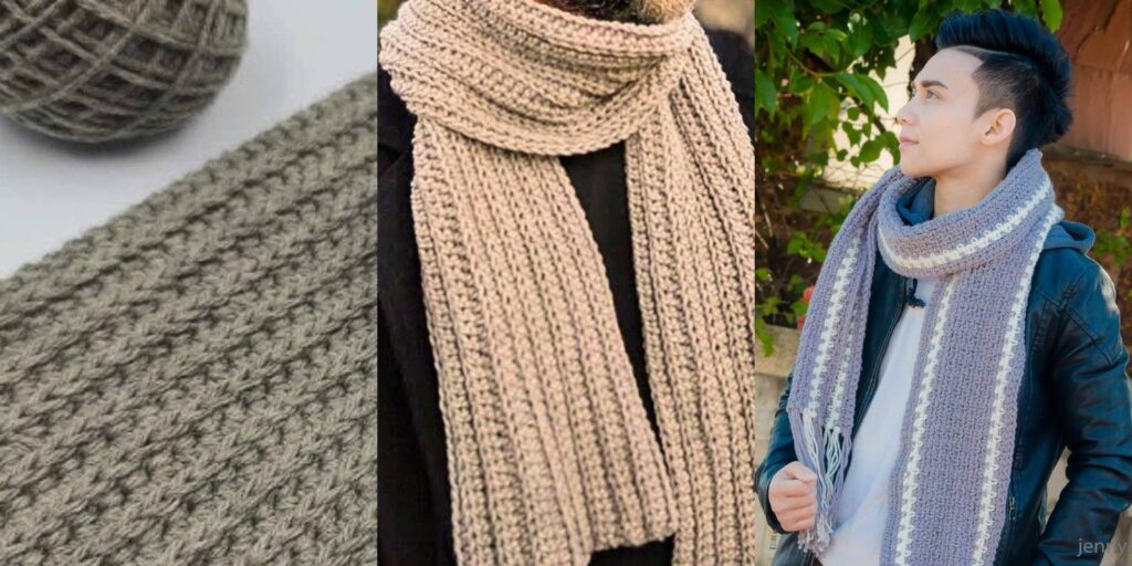 35 Crochet Scarves for Men