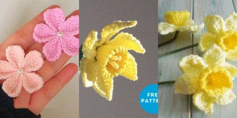 34 Crochet Spring Flower Patterns