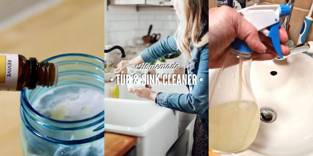12 DIY 3-Ingredient Tub and Tile Cleaner Recipes
