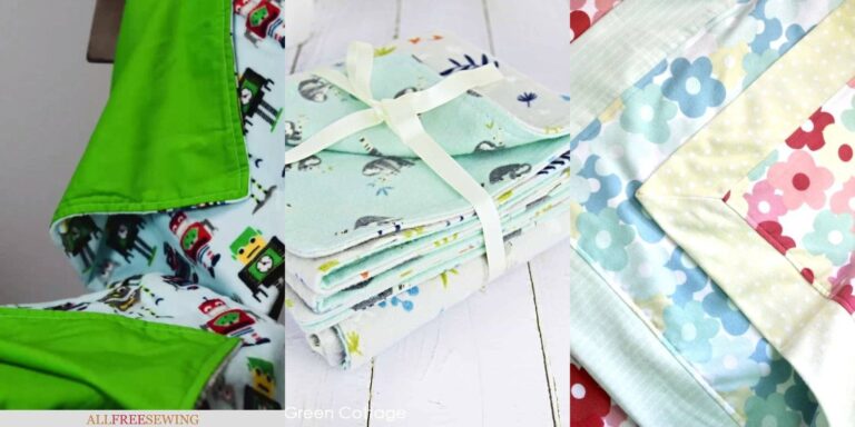 37 DIY Flannel Baby Blankets