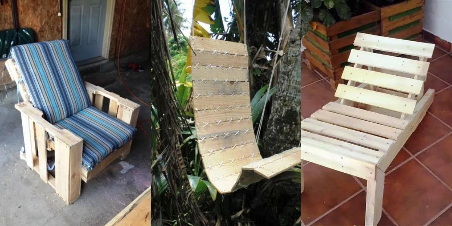17 DIY Pallet Chair Designs