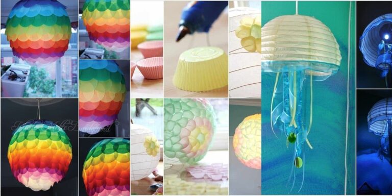 12 DIY Paper Lanterns and Lamps Ideas