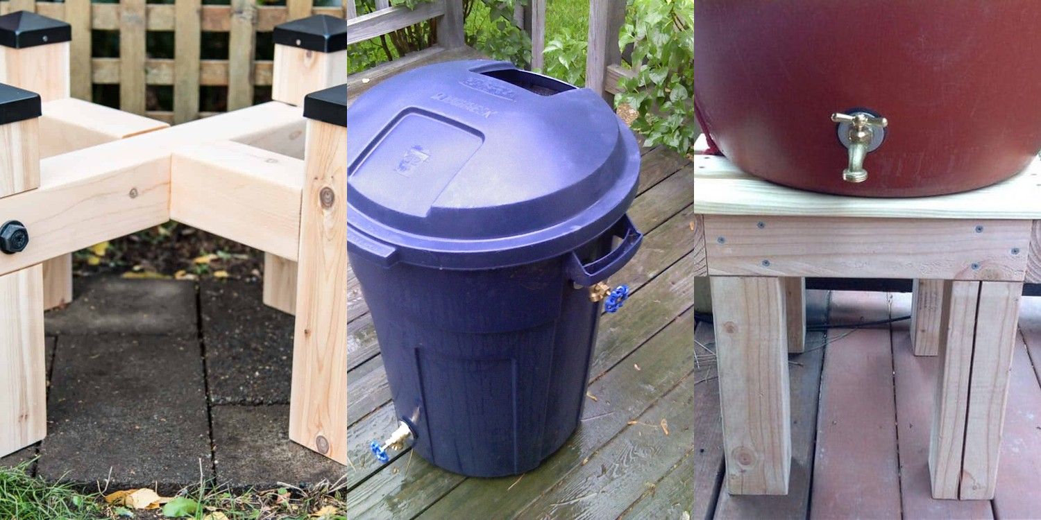 18 DIY Rain Barrel Designs