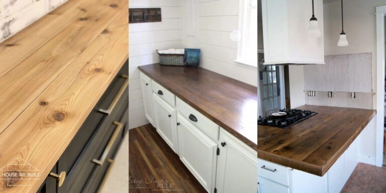 18 DIY Wood Countertop Ideas