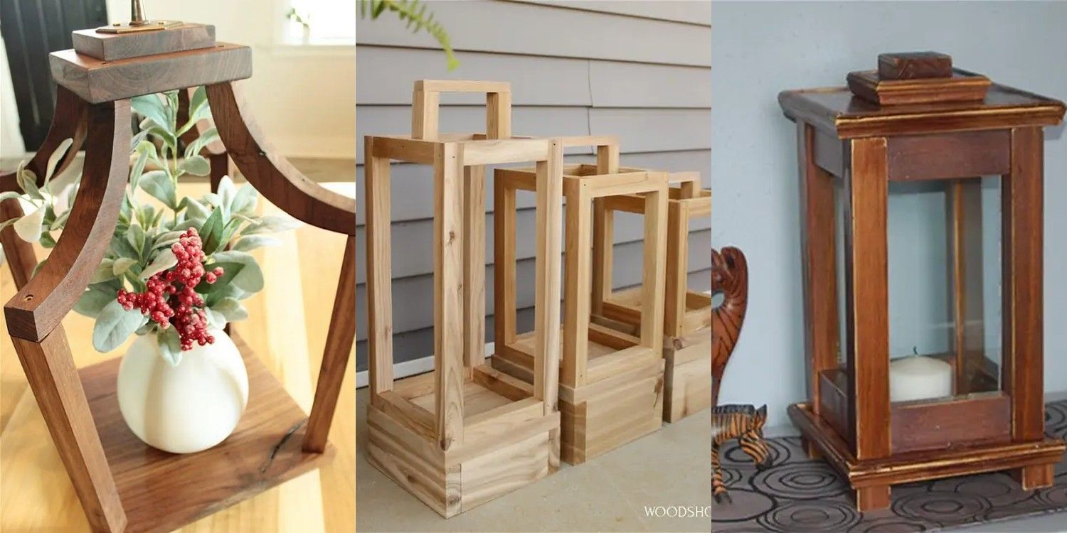 14 DIY Wood Lantern Ideas