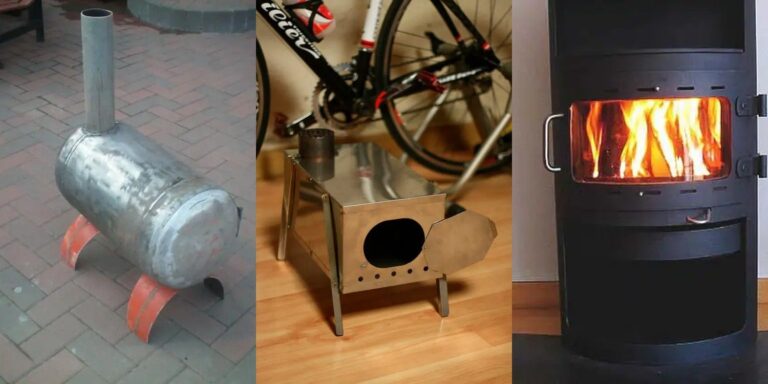 20 DIY Wood Stove Ideas