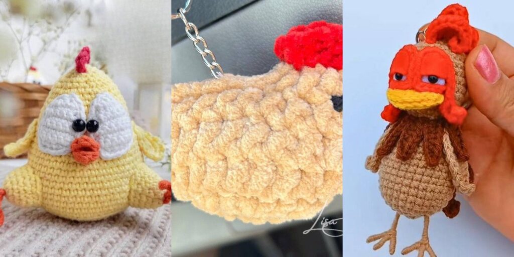 31 Emotional Support Chicken Crochet Patterns