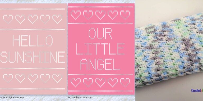 33 Filet Crochet Baby Blanket Patterns