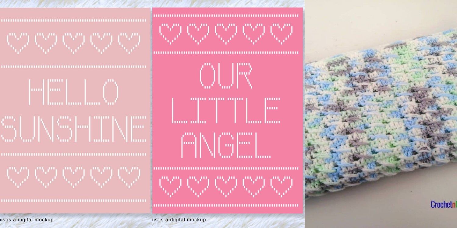 33 Filet Crochet Baby Blanket Patterns