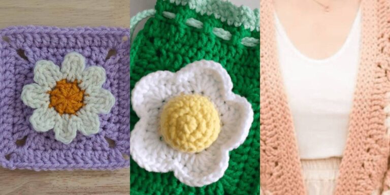 25 Flower Granny Square Top Patterns