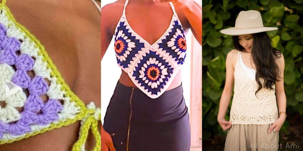 34 Granny Square Top Patterns