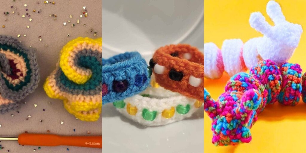 25 Marble Fidget Crochet Projects