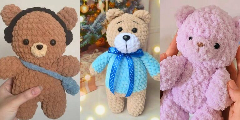 31 No Sew Teddy Bear Crochet Patterns
