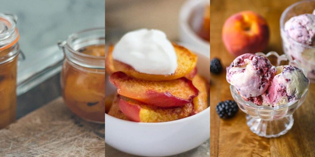 19 Peach Ice Cream Churn Recipes