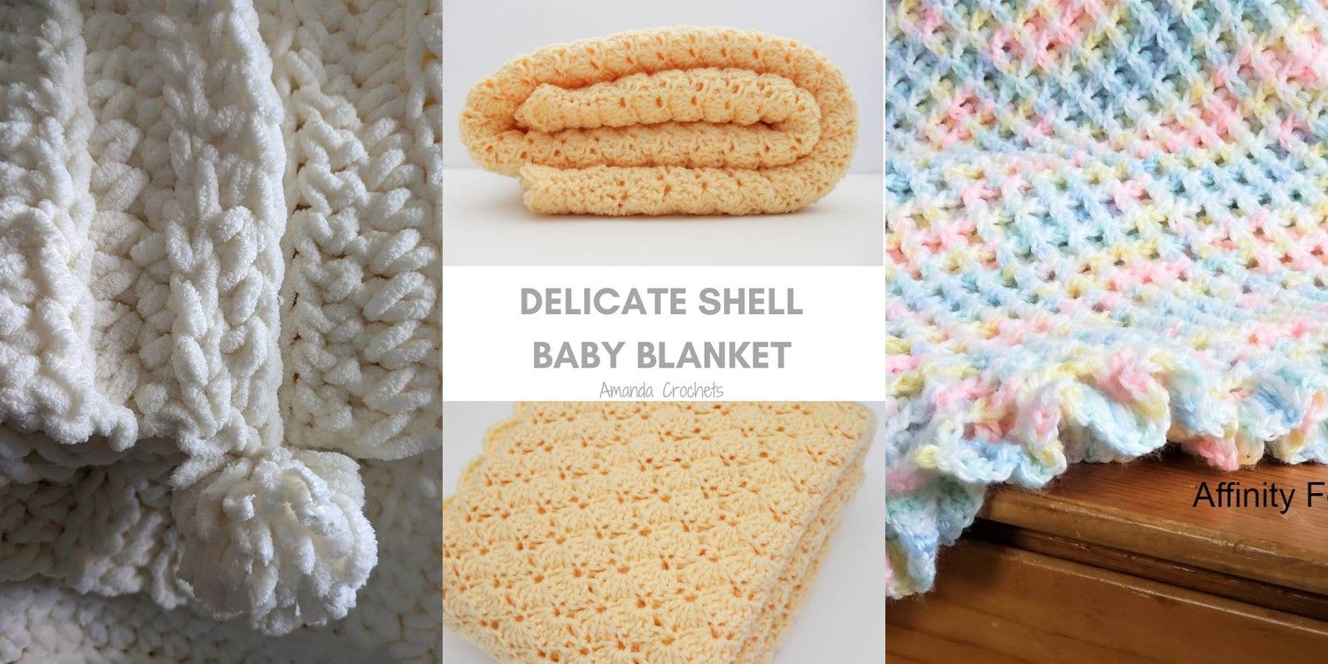 36 Simple Crochet Baby Blanket Patterns