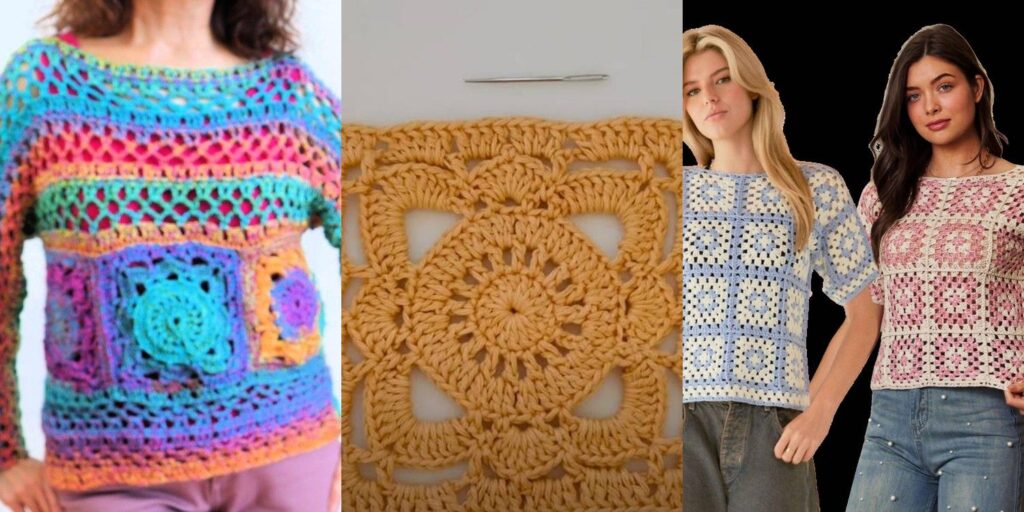 13 Willow Granny Square Top Patterns