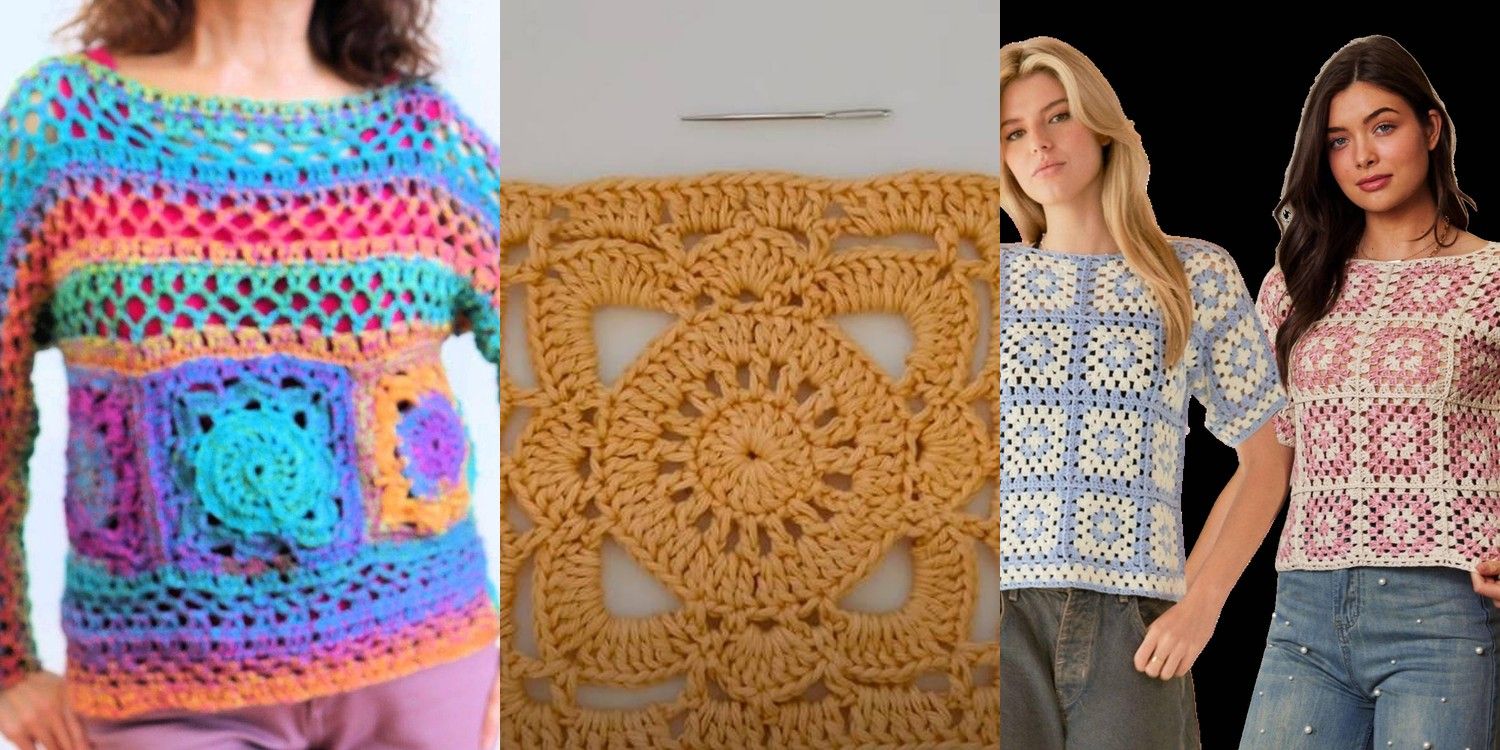 13 Willow Granny Square Top Patterns